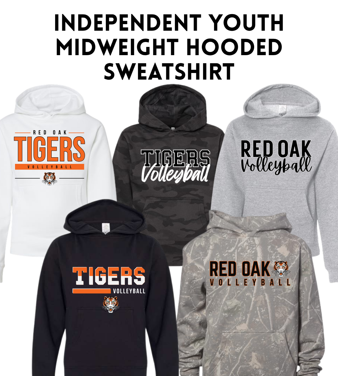 ROVB26 SS4001Y Youth Midweight Hooded Sweatshirt