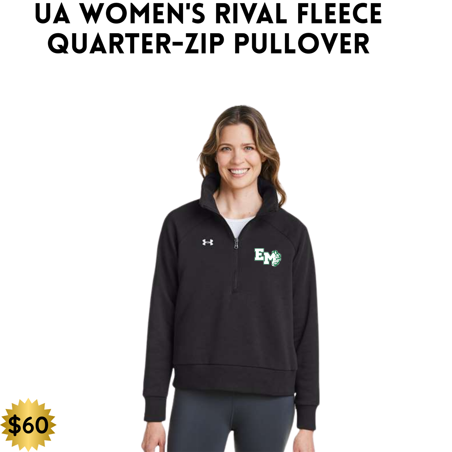 EMAYS25 UA Women's Rival Fleece Quarter-Zip Pullover
