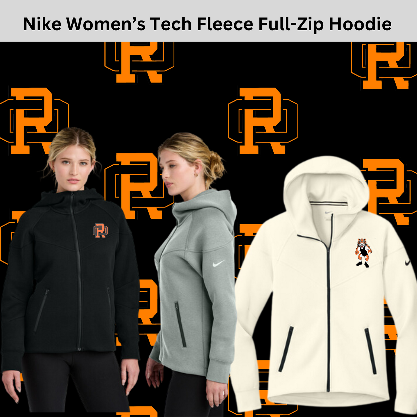 ROTW Nike LADIES Tech Fleece Full-Zip Hoodie