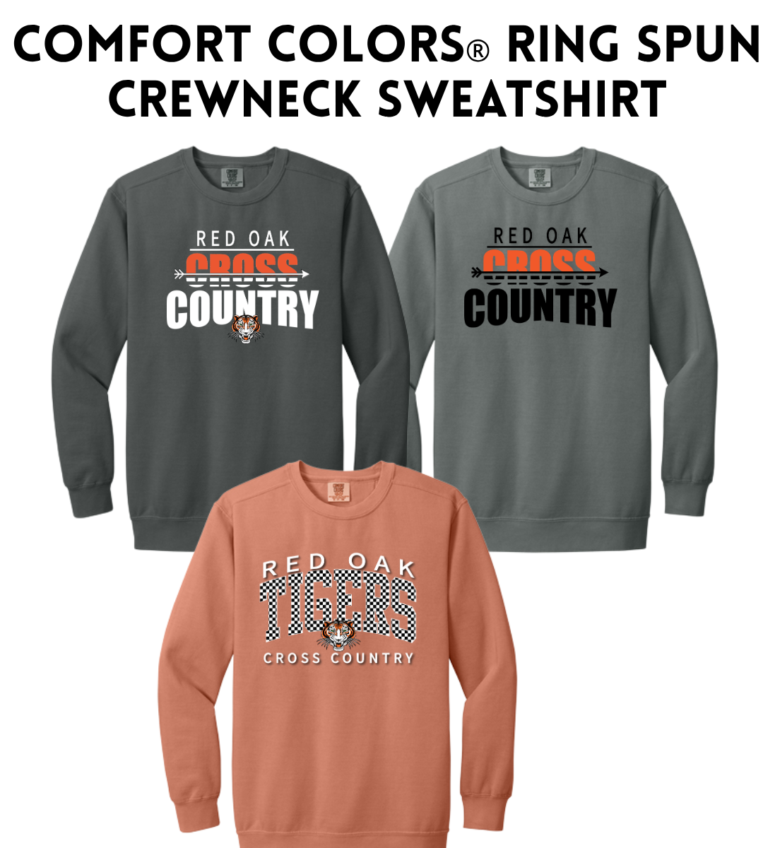 ROCC26 1566 Comfort Colors® Ring Spun Crewneck Sweatshirt