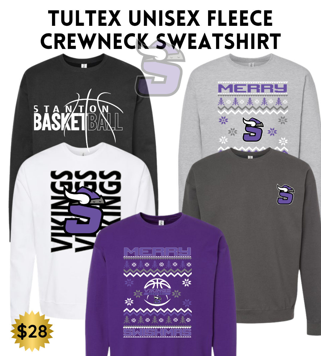 STBB2526 Tultex Unisex Fleece Crewneck Sweatshirt