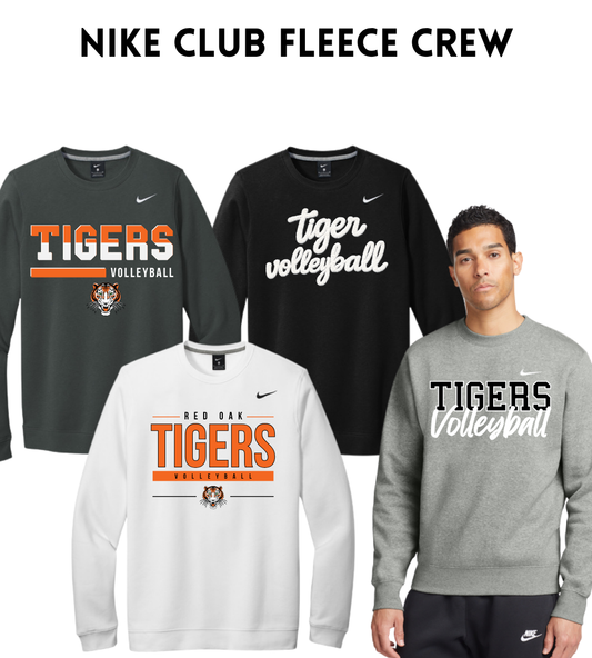 ROVB26 NKFD9863 Nike Club Fleece Sleeve Swoosh Crew