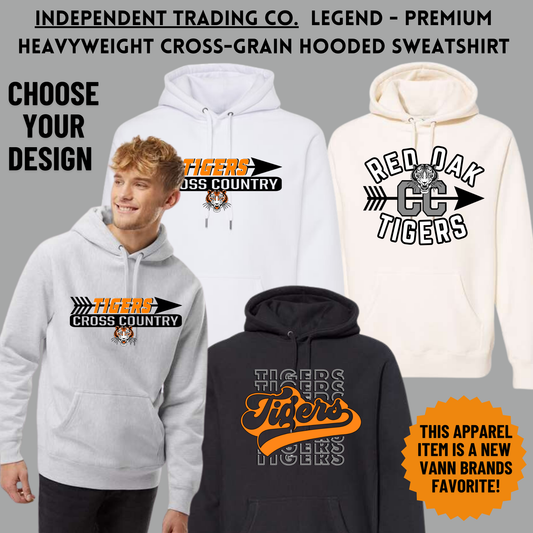 ROCC24 Independent Trading Co.  Legend - Premium  Heavyweight Cross-Grain Hooded Sweatshirt