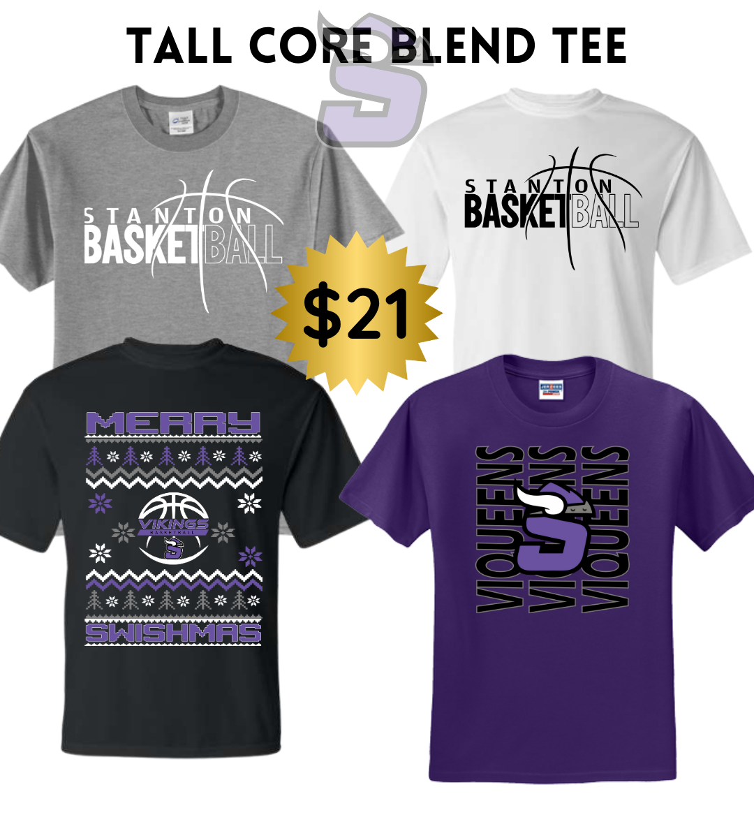 STBB2526 TALL Tall Core Blend Tee