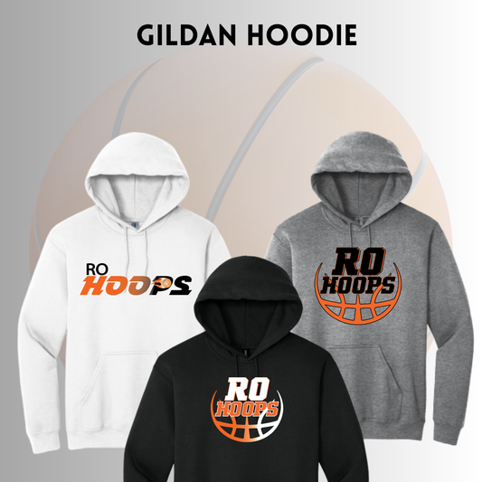 ROHOOPS 18500 Gildan Hoodie YOUTH - ADULT Sizes