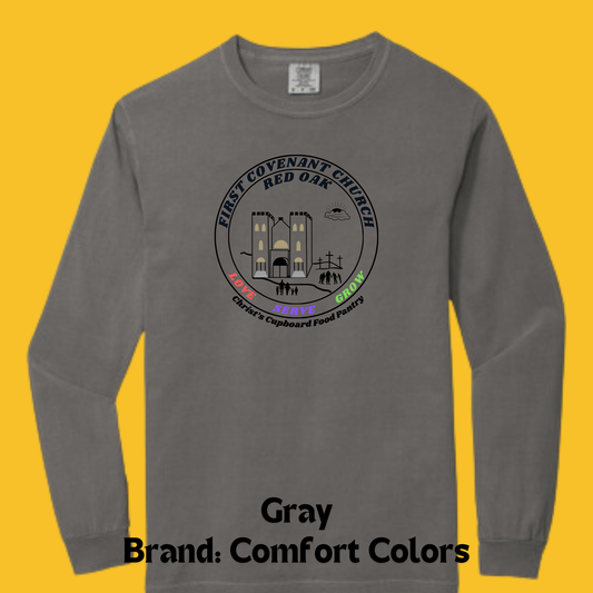 FCC Comfort Colors Long Sleeve T-Shirt - Grey