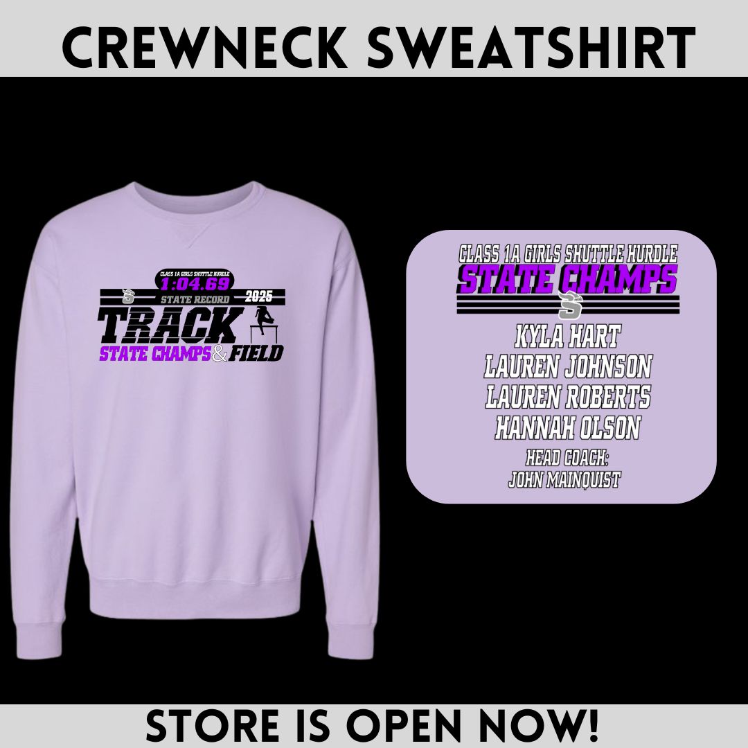 SSTC COmfort Wash Crewneck Sweatshirt - Adult Sizes Only