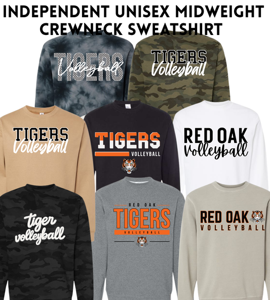 ROVB26 SS3000 Independent Unisex Midweight Crewneck Sweatshirt