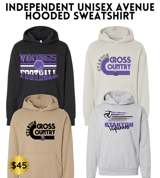 SB25 Independent Unisex Avenue Hooded Sweatshirt