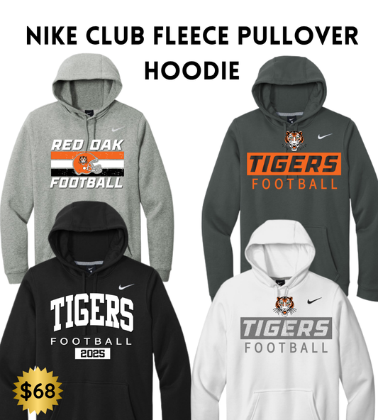 ROFB25 Nike Men's Club Fleece Sleeve Swoosh Pullover Hoodie