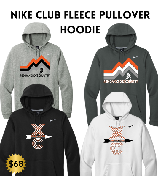 ROCC25 Nike Men's Club Fleece Sleeve Swoosh Pullover Hoodie