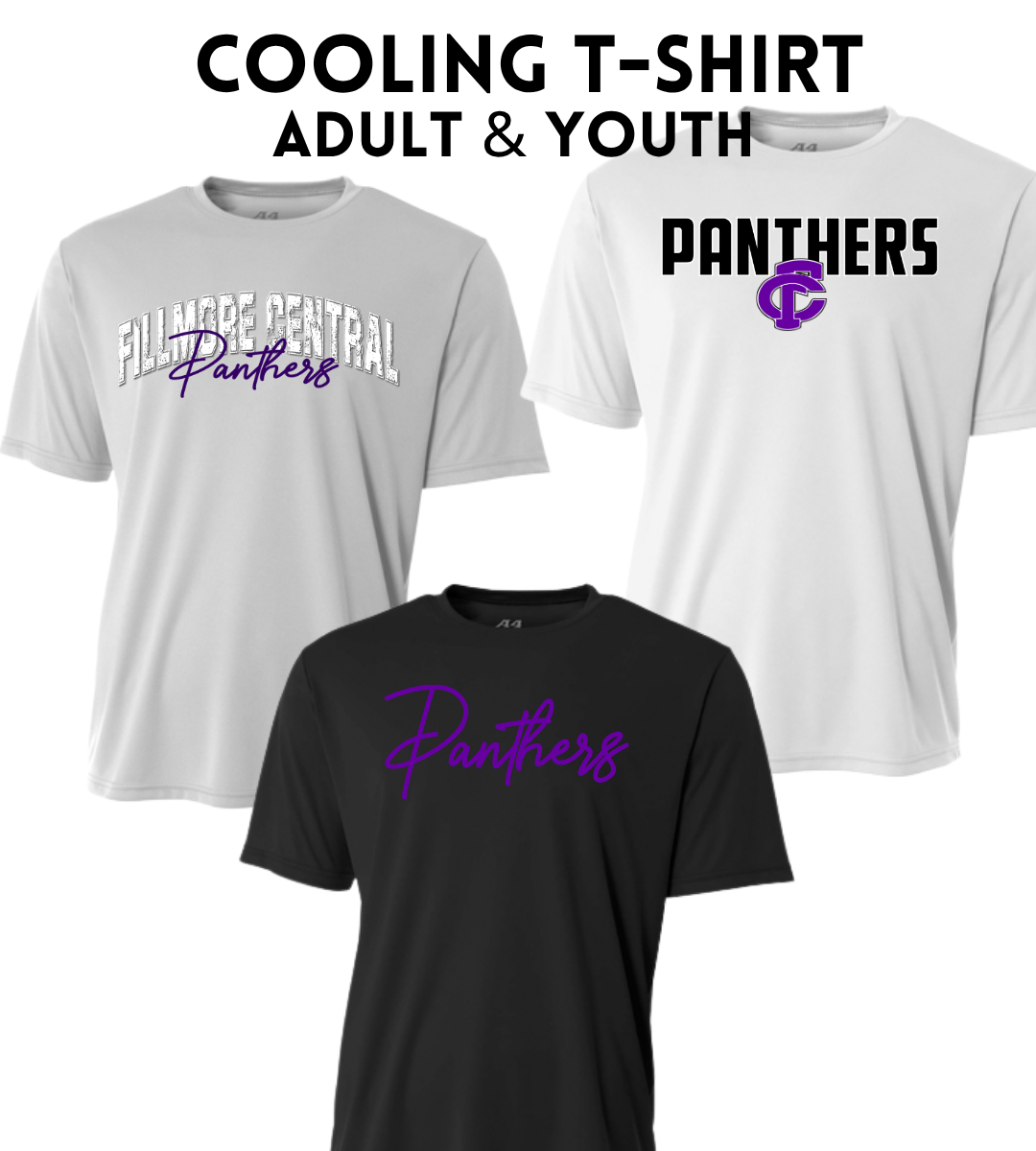 FCP A4 Cooling Performance Tee - Moisture-wicking (Unisex / Youth Sizes)