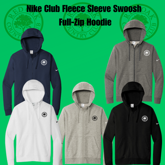 ROC Nike Club Fleece Sleeve Swoosh Full-Zip Hoodie