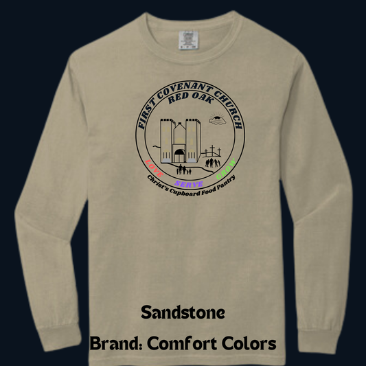 FCC Comfort Colors Long Sleeve T-Shirt - Sandstone