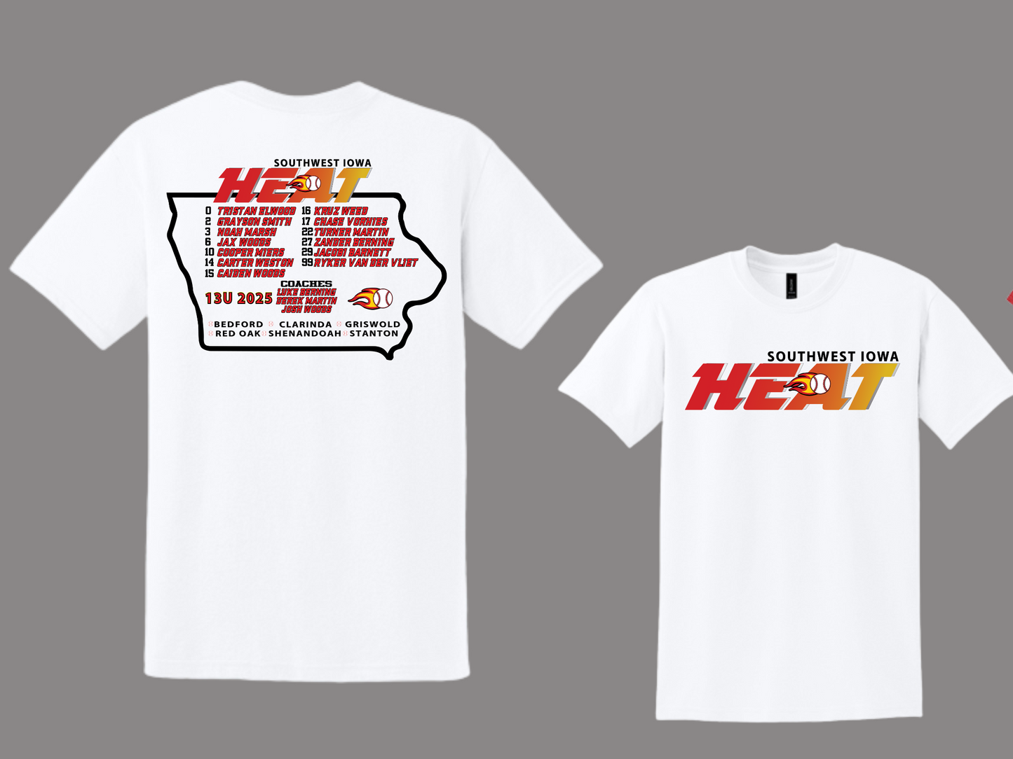 HEAT13U  Gildan 50/50 TShirt YOUTH - ADULT