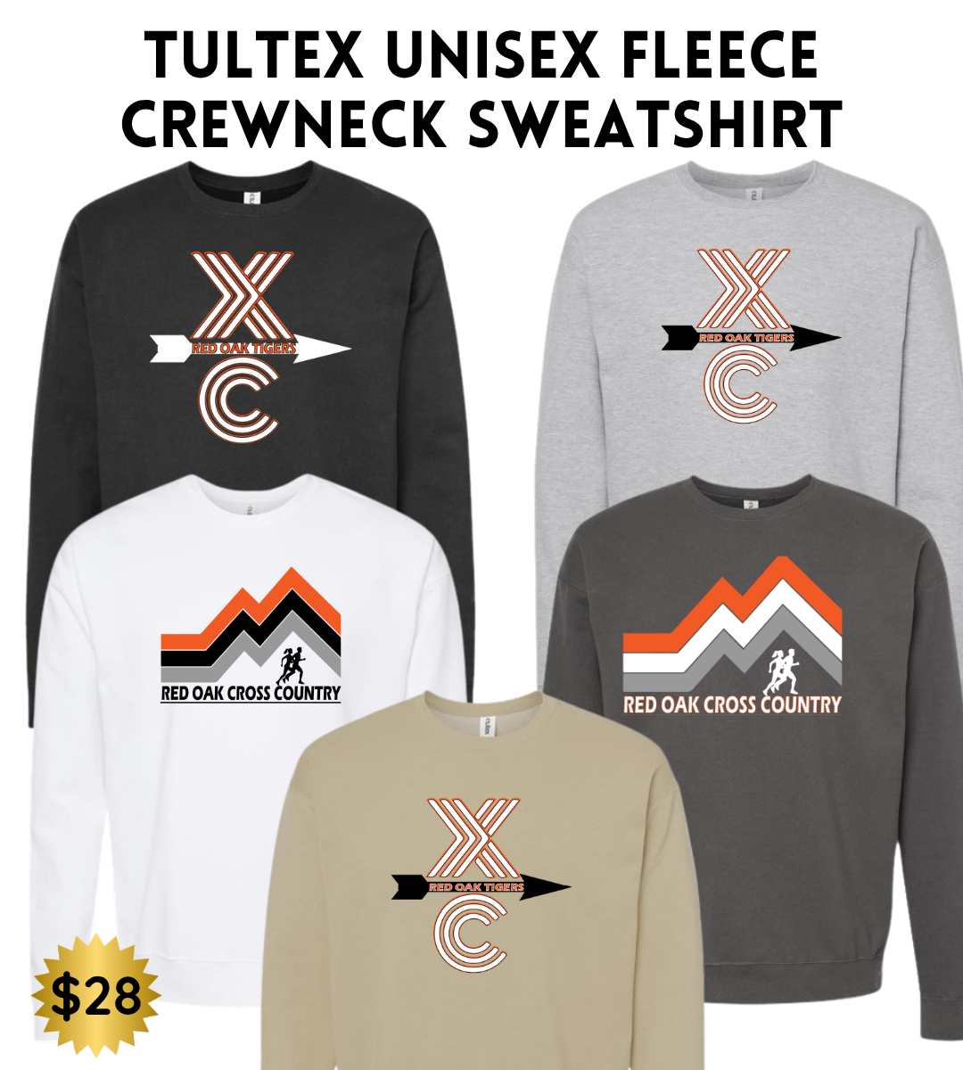 ROCC25 Tultex Unisex Fleece Crewneck Sweatshirt