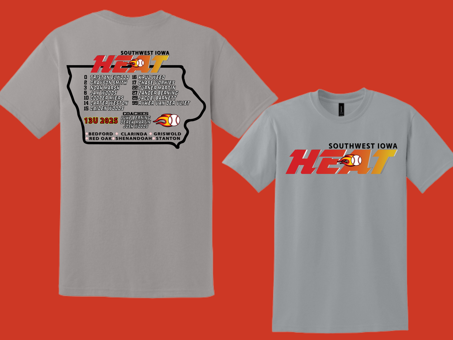 HEAT13U  Gildan 50/50 TShirt YOUTH - ADULT