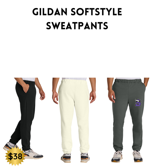 SB25 Gildan Softstyle® Midweight Pocket Sweatpants