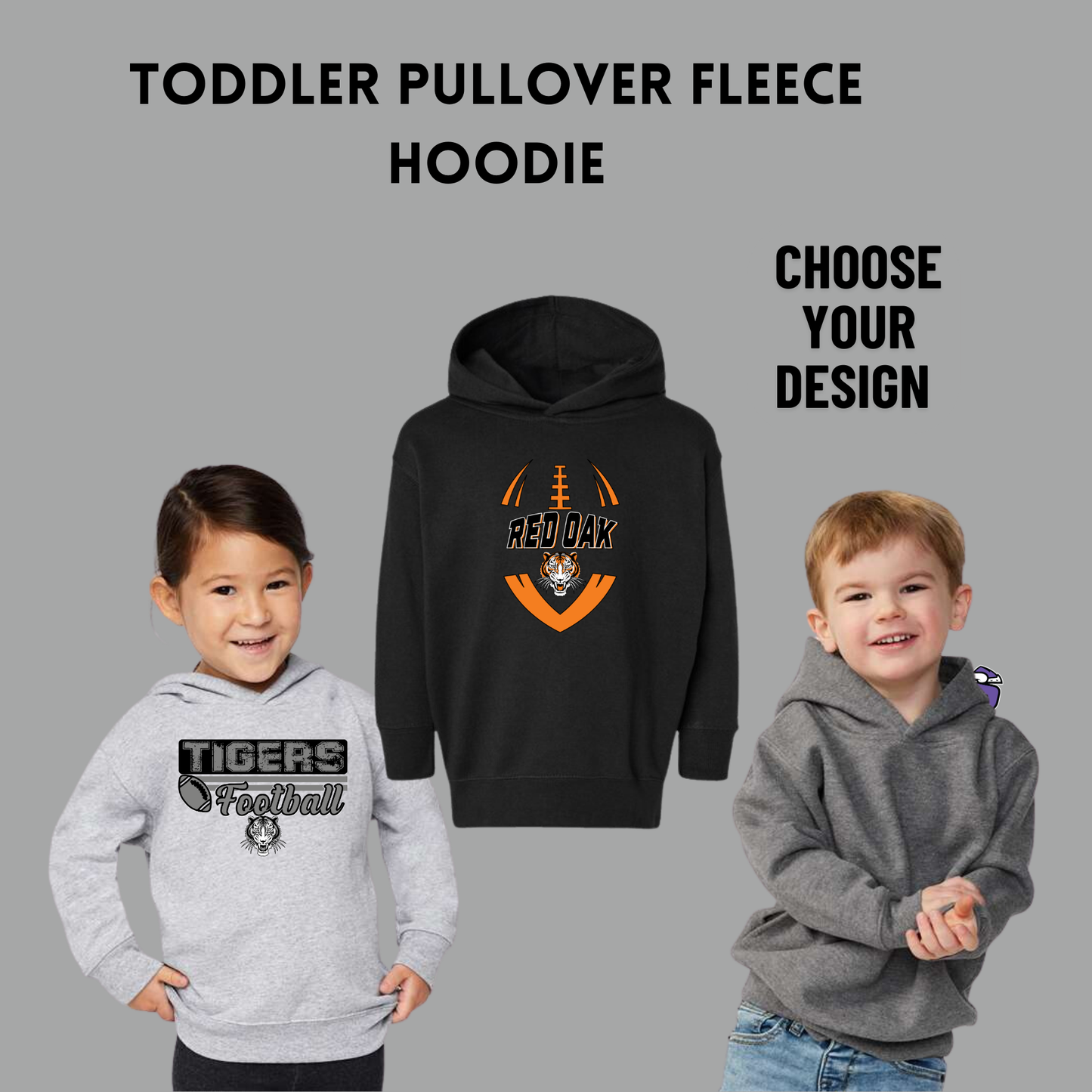 ROFB24 Toddler Pullover Fleece Hoodie