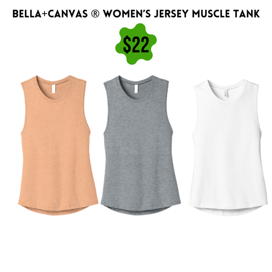 MC4H BC6003 BELLA+CANVAS ® Women’s Jersey Muscle Tank