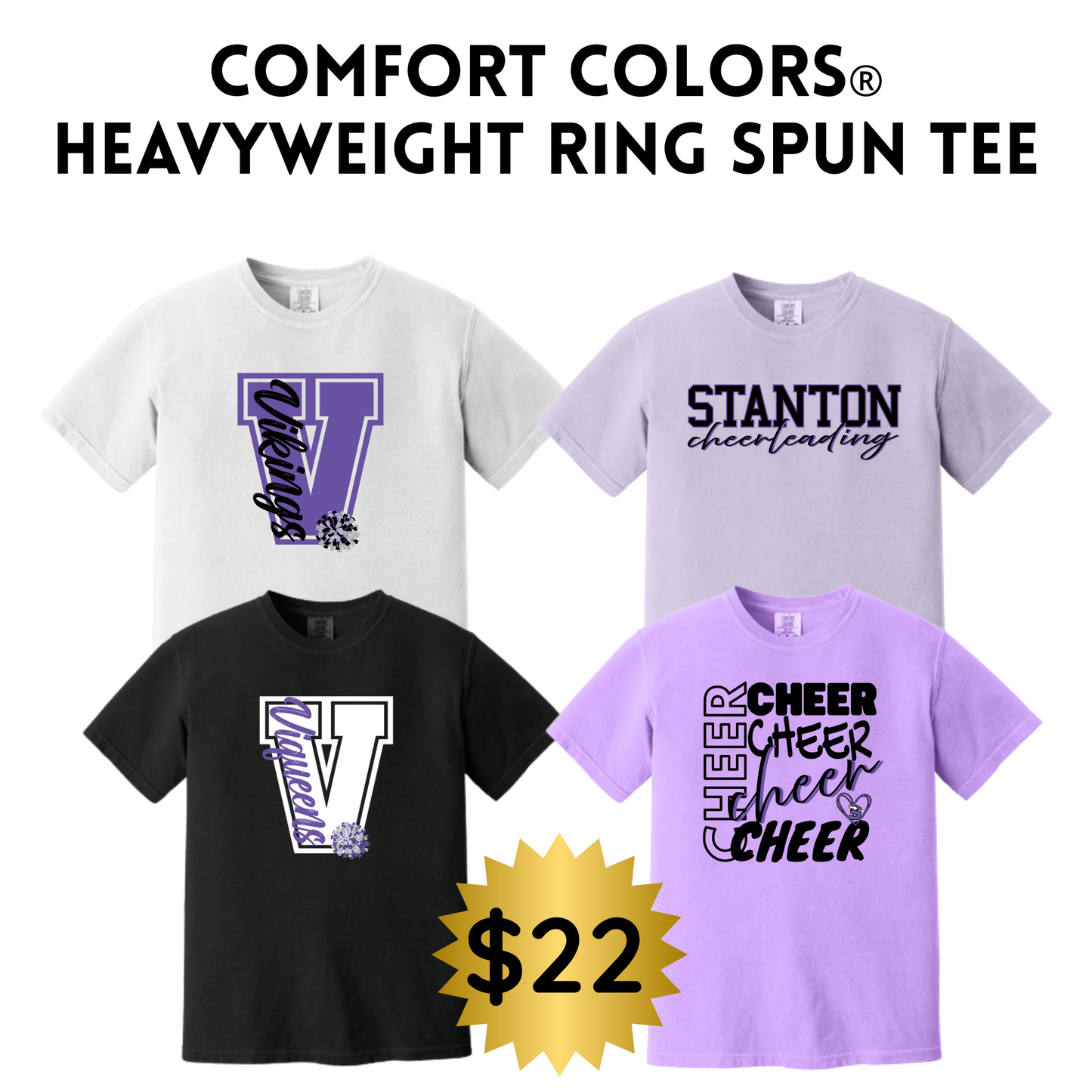 STCHEER Comfort Colors Tee (Adult Unisex Sizes)