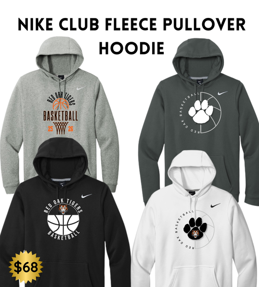 ROBB2526 Nike Men's Club Fleece Sleeve Swoosh Pullover Hoodie