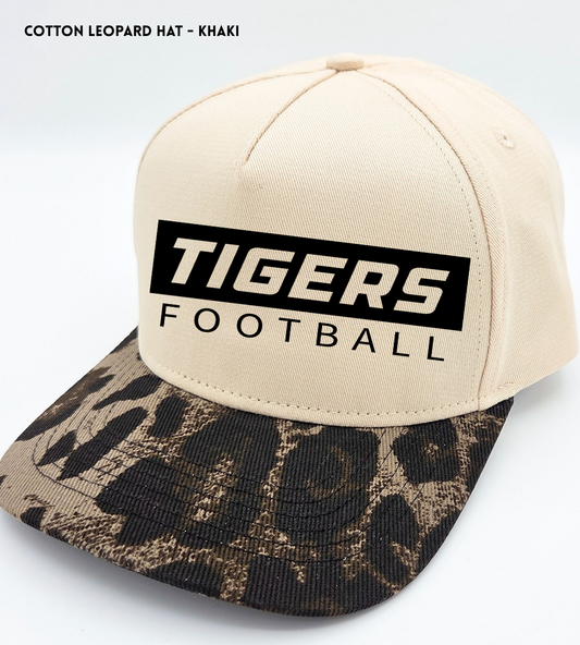 ROFB26 TT Cotton Leopard Hat - Khaki