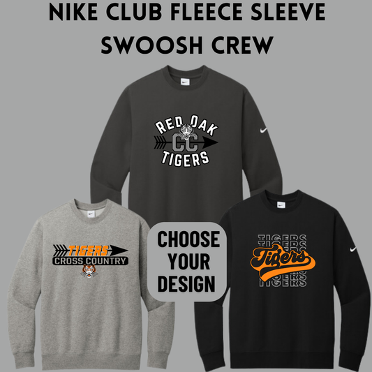 ROCC24 Nike Club Fleece Sleeve Swoosh Pullover Crewneck