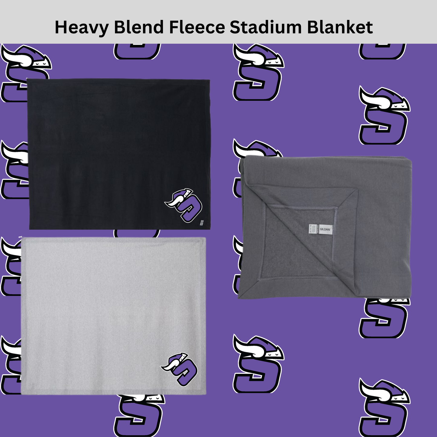 SBB Heavy Blend Fleece Stadium Blanket