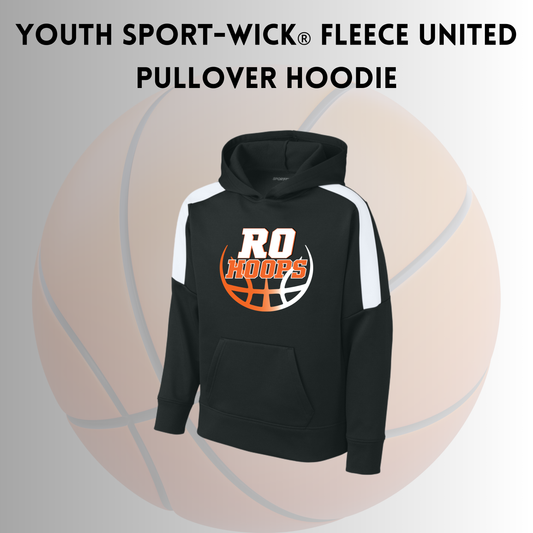 ROHOOPS ST255 Sport-Tek® Sport-Wick® Fleece United Pullover Hoodie