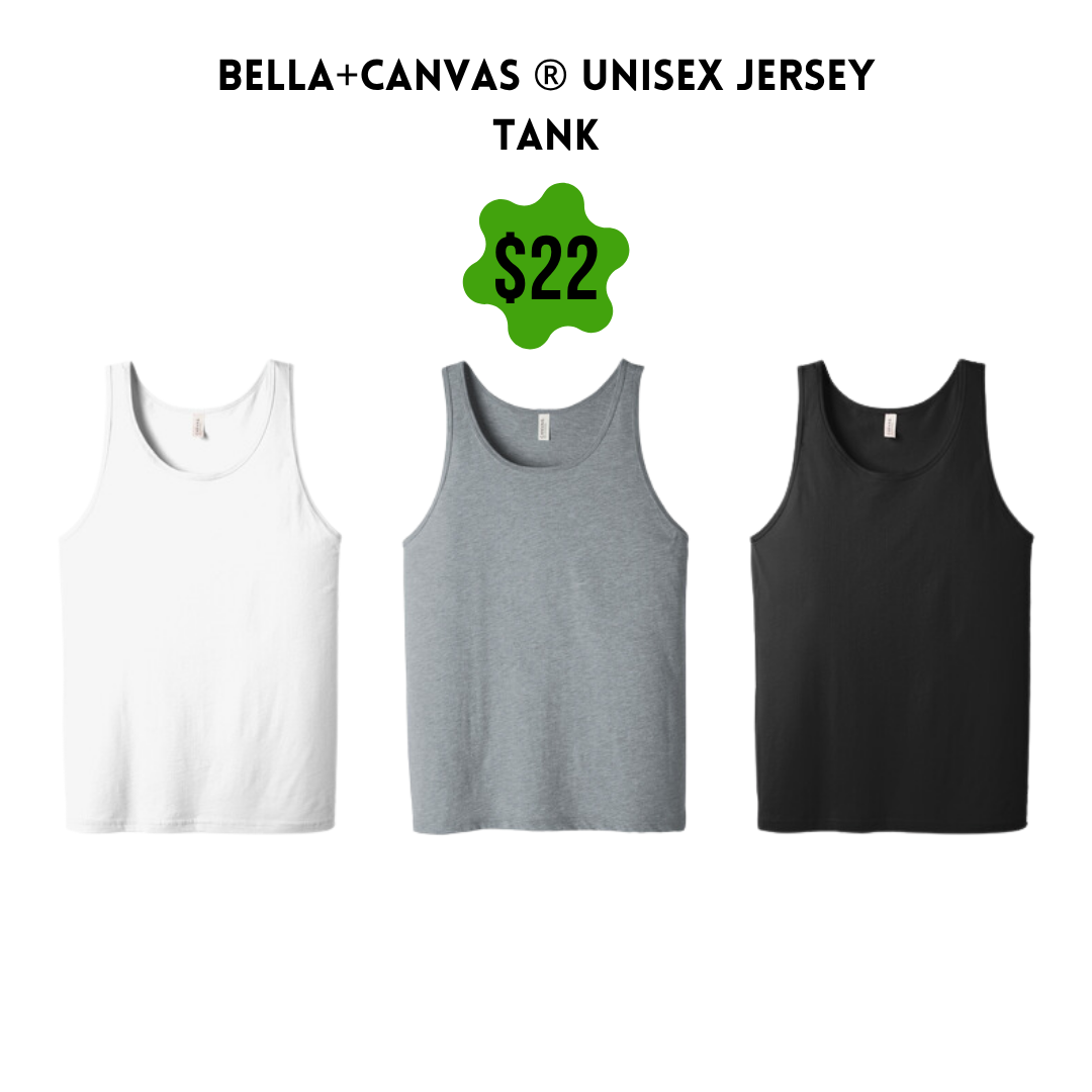 MC4H BC3480 BELLA+CANVAS ® Unisex Jersey Tank