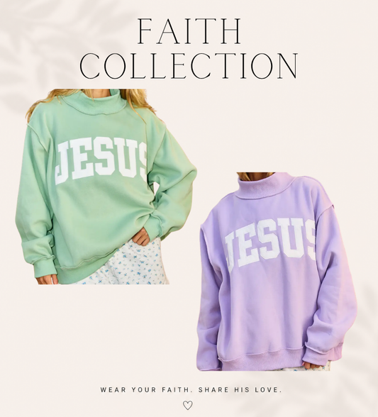 FC Jesus Pastel Mockneck