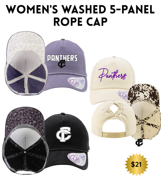 FCP Women's Washed 5-Panel Rope Cap