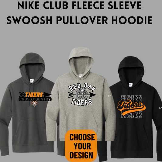 ROCC24 Nike Club Fleece Sleeve Swoosh Pullover Hoodie