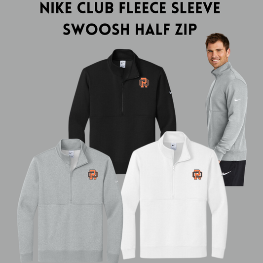 ROFB24 Nike Club Fleece Sleeve Swoosh 1/2-Zip
