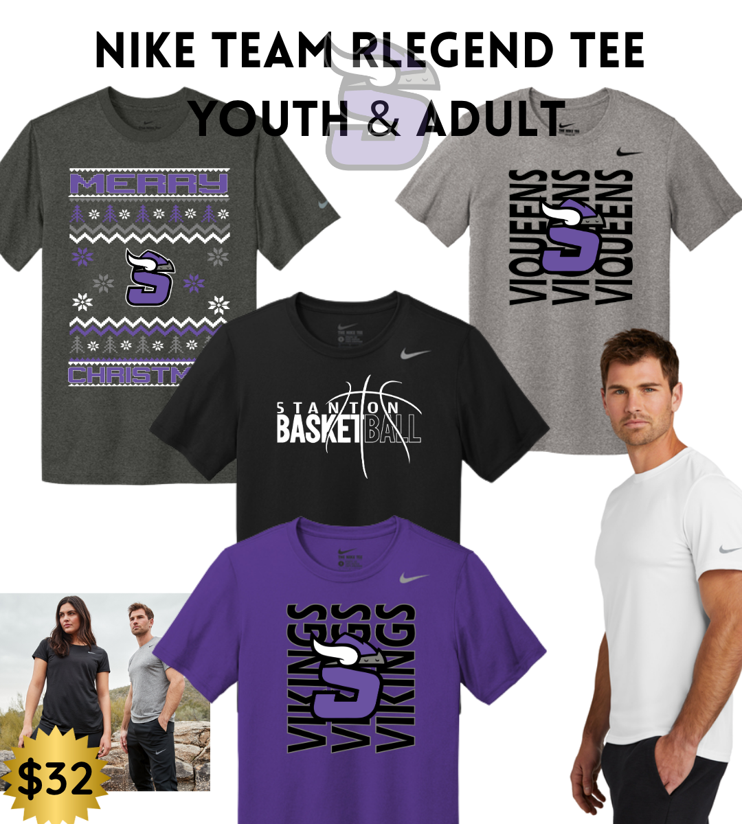 STBB2526 Nike RLegend T-Shirt Men's & Youth