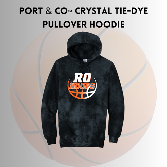 ROHOOPS PC144 Crystal Tie-Dye Pullover Hoodie Youth & Adult Sizes