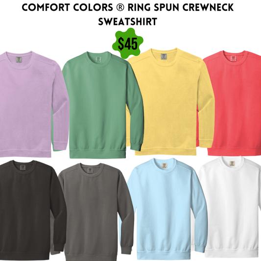 MC4H Comfort Colors ® Ring Spun Crewneck Sweatshirt
