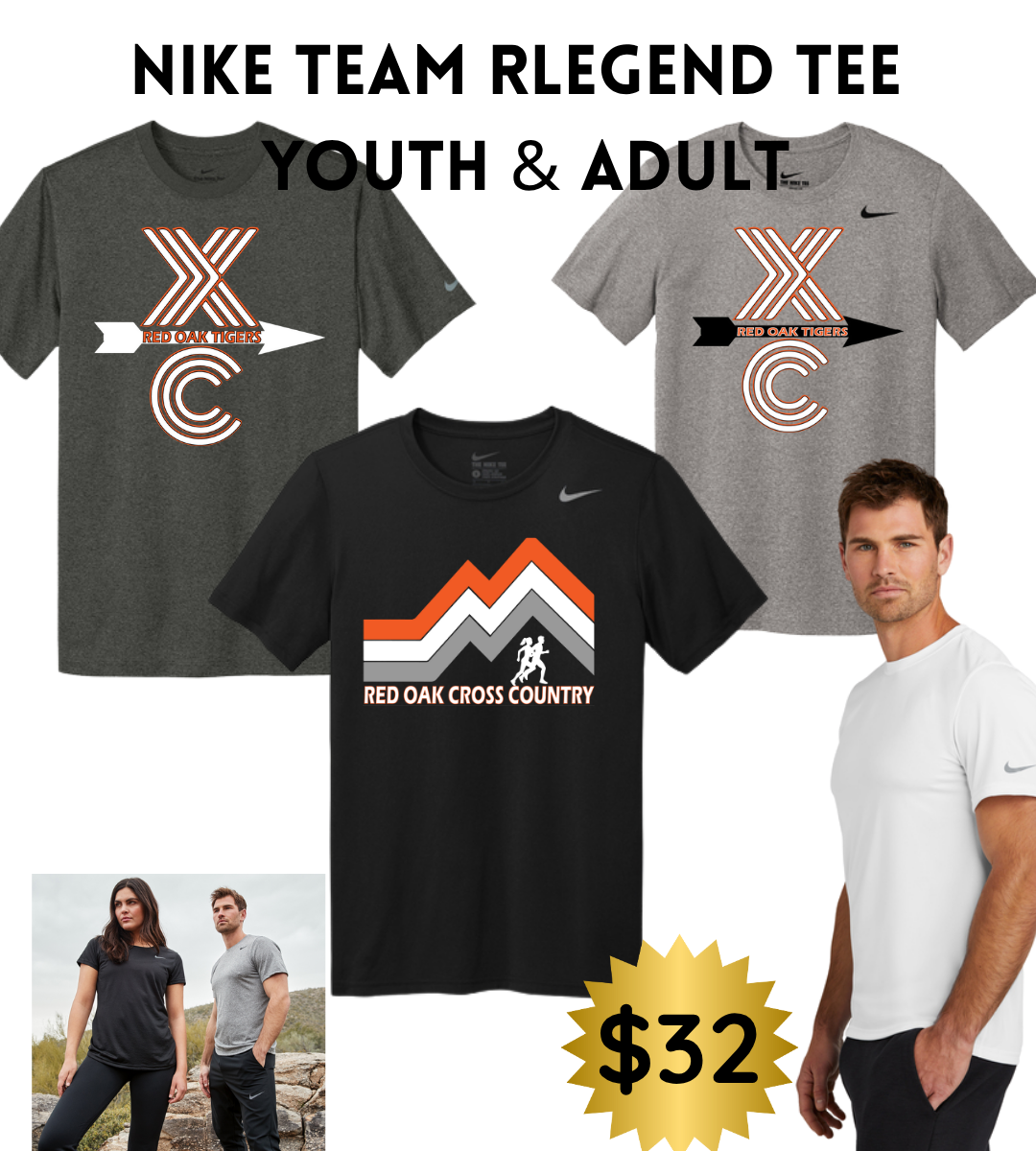 ROCC25 Nike RLegend T-Shirt Men's & Youth