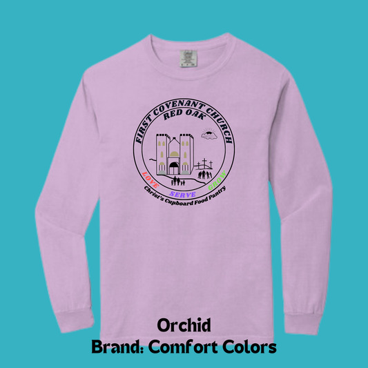 FCC Comfort Colors Long Sleeve T-Shirt -Orchid