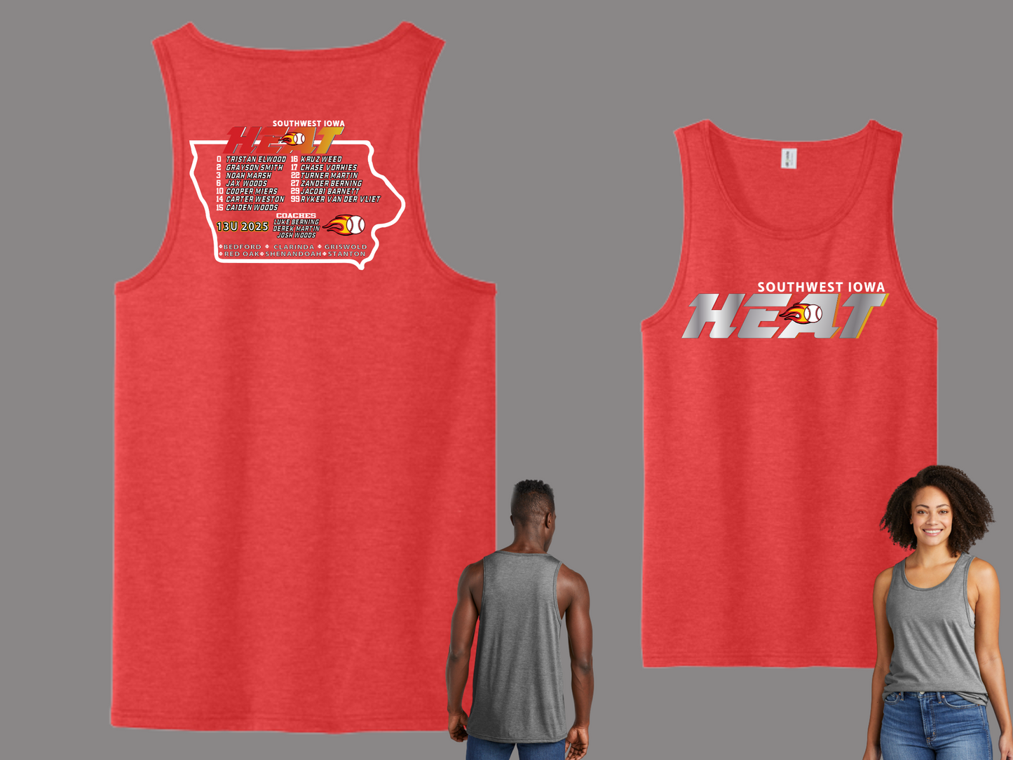 HEAT13U Unisex Tri-Blend Tank