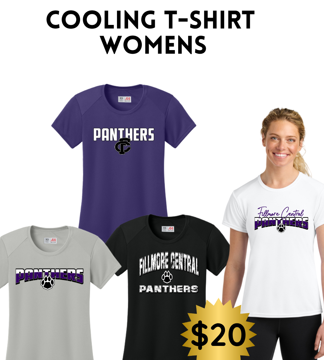 FCP A4 Cooling Performance Tee - Moisture-wicking (Women's Sizes)