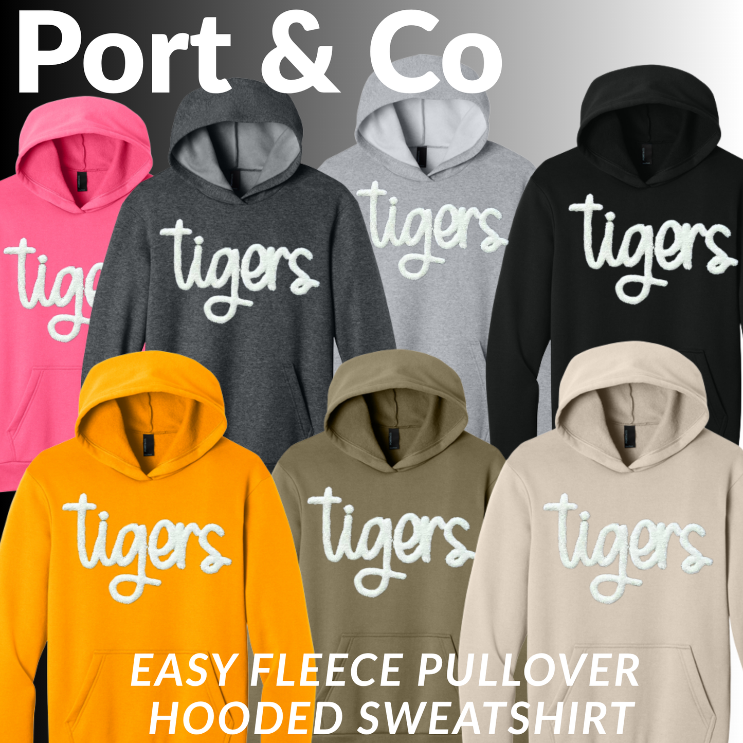 TFD Port & Co™ Easy Fleece Pullover Hooded Sweatshirt
