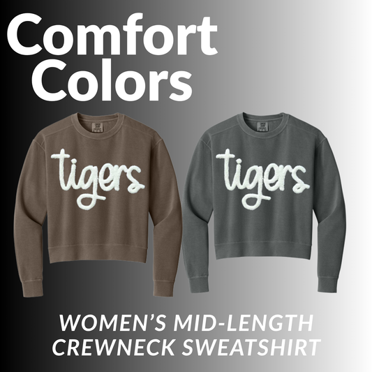 TFD Comfort Colors® Women’s Mid-Length Crewneck Sweatshirt