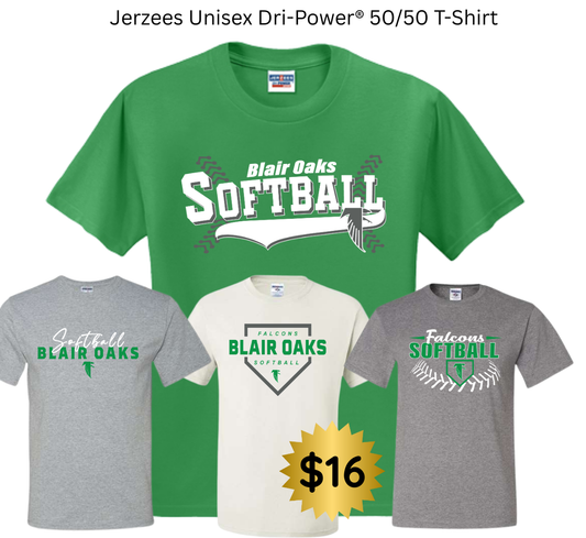 BOSB25 JERZEES 50/50 TEE (Adult / Youth) - Special Pricing!!!