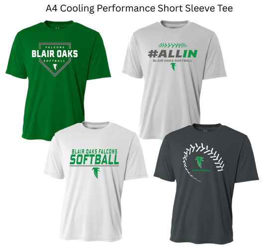 BOSB25 A4 Cooling Performance Tee - Moisture-wicking (Unisex / Youth Sizes)