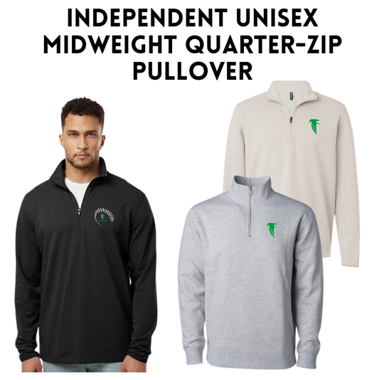 BOSB25 Independent Unisex Midweight Quarter-Zip Pullover