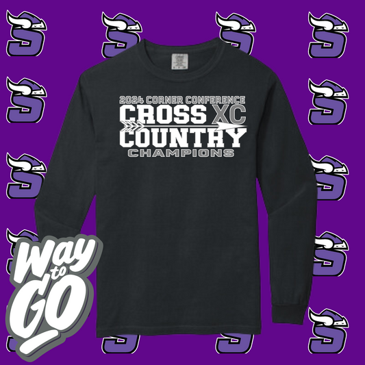 SCCC Cross Country Corner Conference Champion Long Sleeve T-Shirt