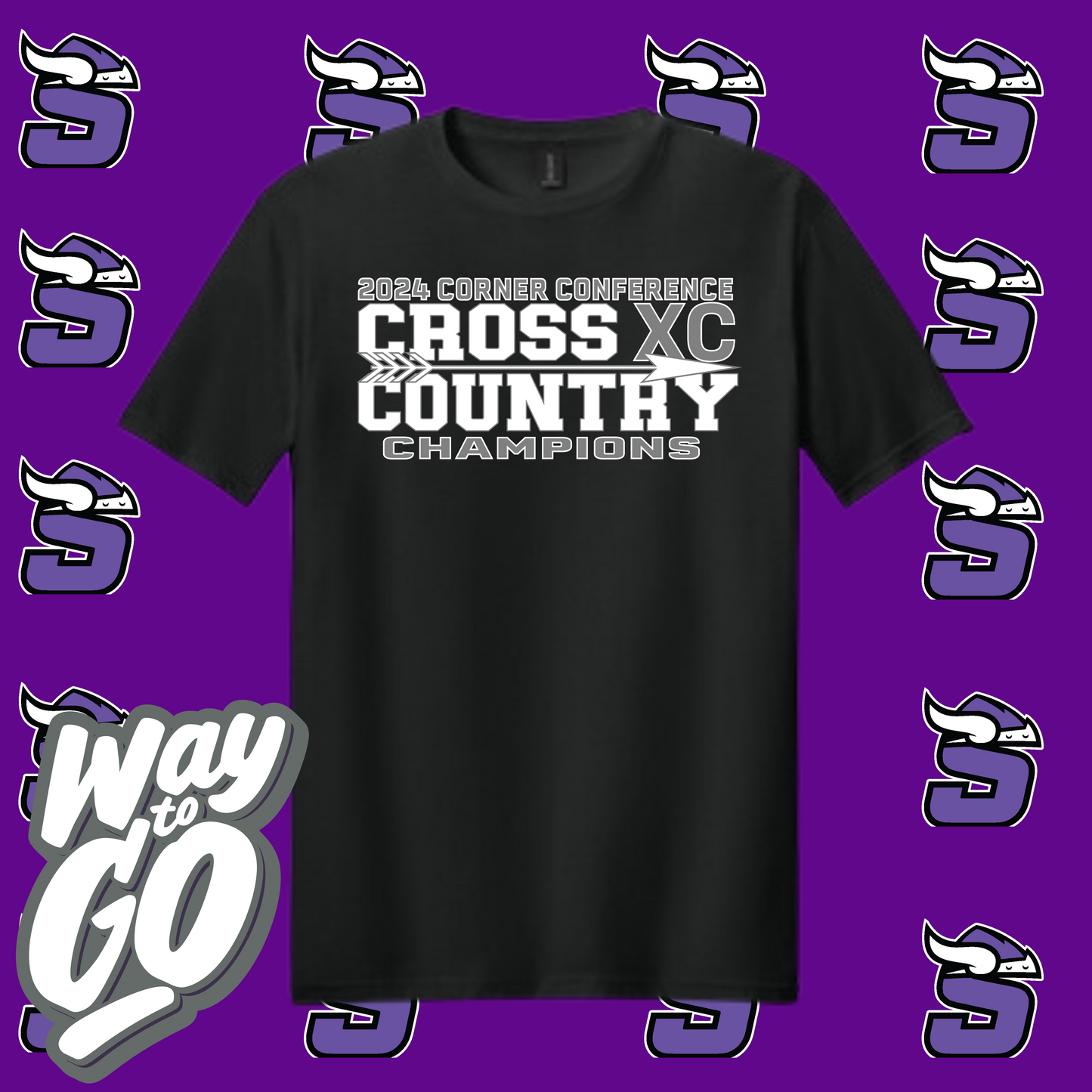 SCCC Cross Country Corner Conference Champions T-Shirt