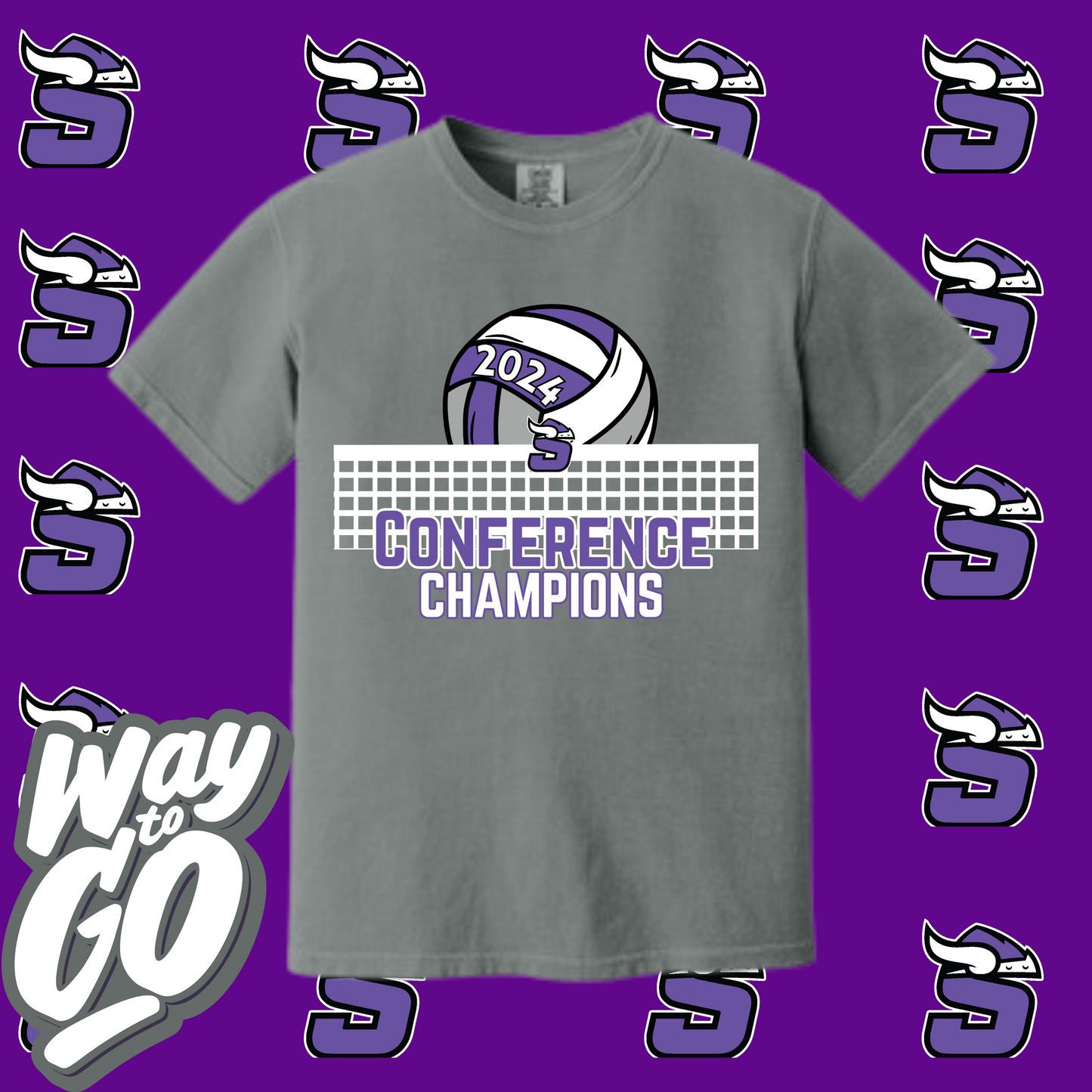 SCCC Volleyball Corner Conference Champions T-Shirt